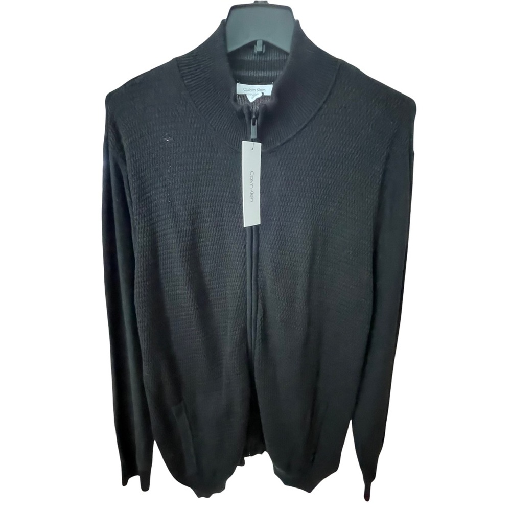 Calvin Klein full zip sweater Size XL